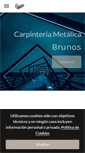 Mobile Screenshot of carpinteriametalicabrunos.com